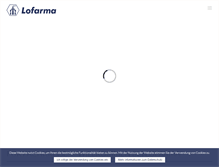 Tablet Screenshot of lofarma.de
